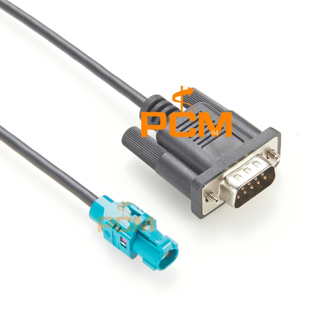 Automobile HSbridge RS232 9 Pin To H-MTD Z Jack Cable