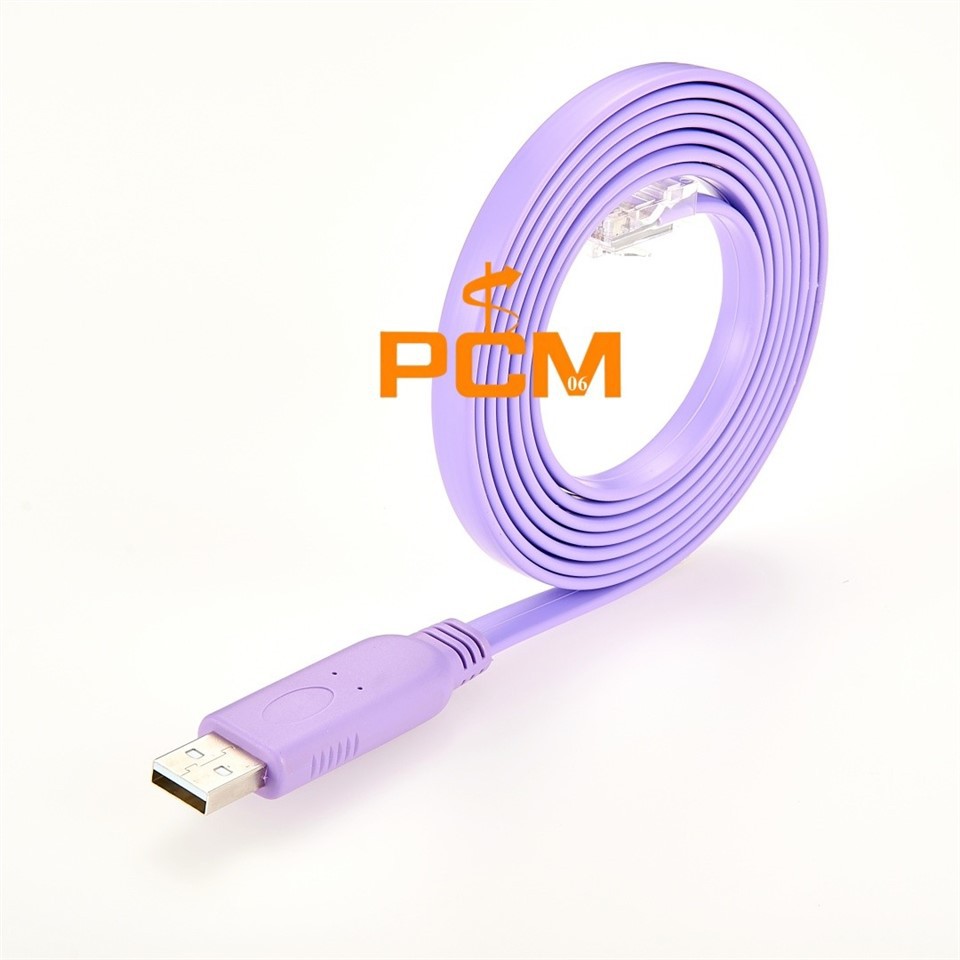 FTDI USB-A To RJ45 8P8C Flat Serial Console Cable