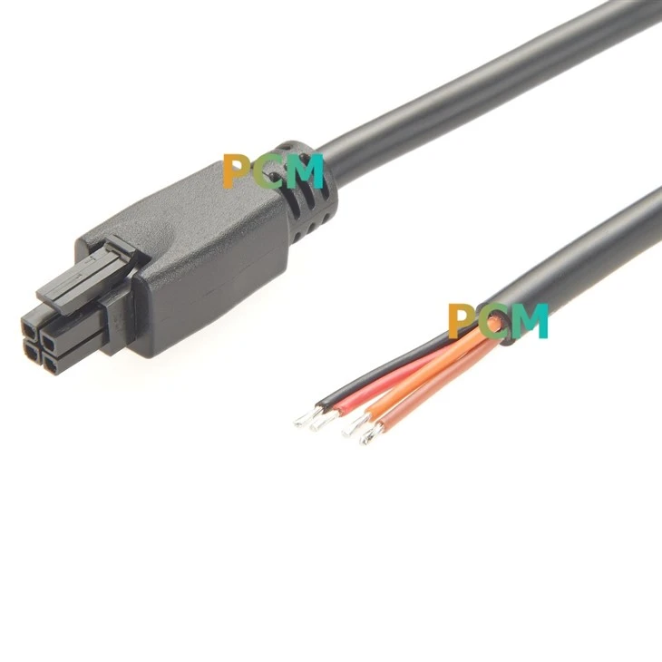 Molex 2147561041 Micro-Fit 3.0 4-Pin to Open End Cable Assembly