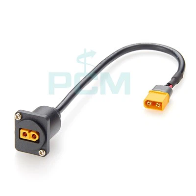 Panelmontering XT60 Batteri Connector Extension Cable til RC Lipo Battery FPV Drone