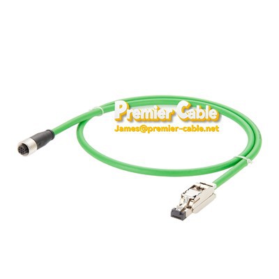 M 12 4 pin d kodet stik til RJ45 -kabel