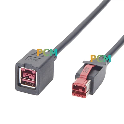 Strømforsynet USB forlænger 24V kabel