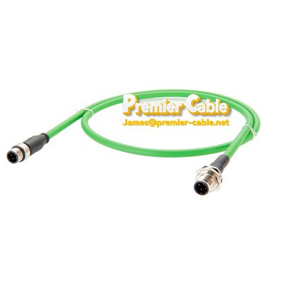 PROFINET KABEL PANEL MOUNT M12 BOULTHEAD